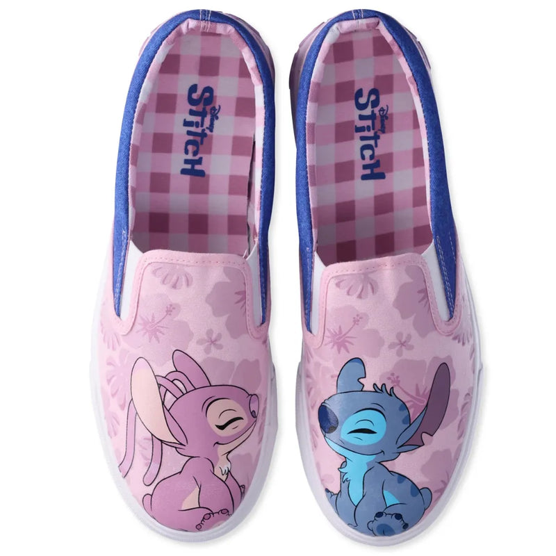 Slip-On Stitch &amp; Angel Rosa com Estampa Floral&nbsp;
