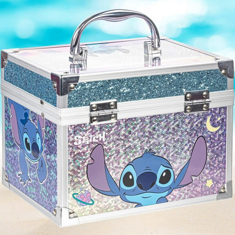 Kit de Maquiagem Stitch + Maleta Brilhante