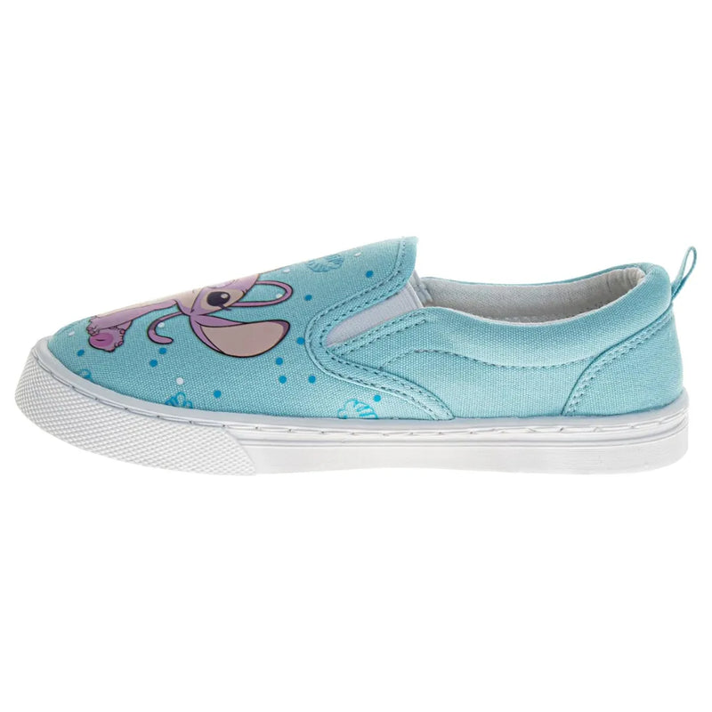 Slip-On Stitch &amp; Angel Azul Bebê com Folhagens Tropicais