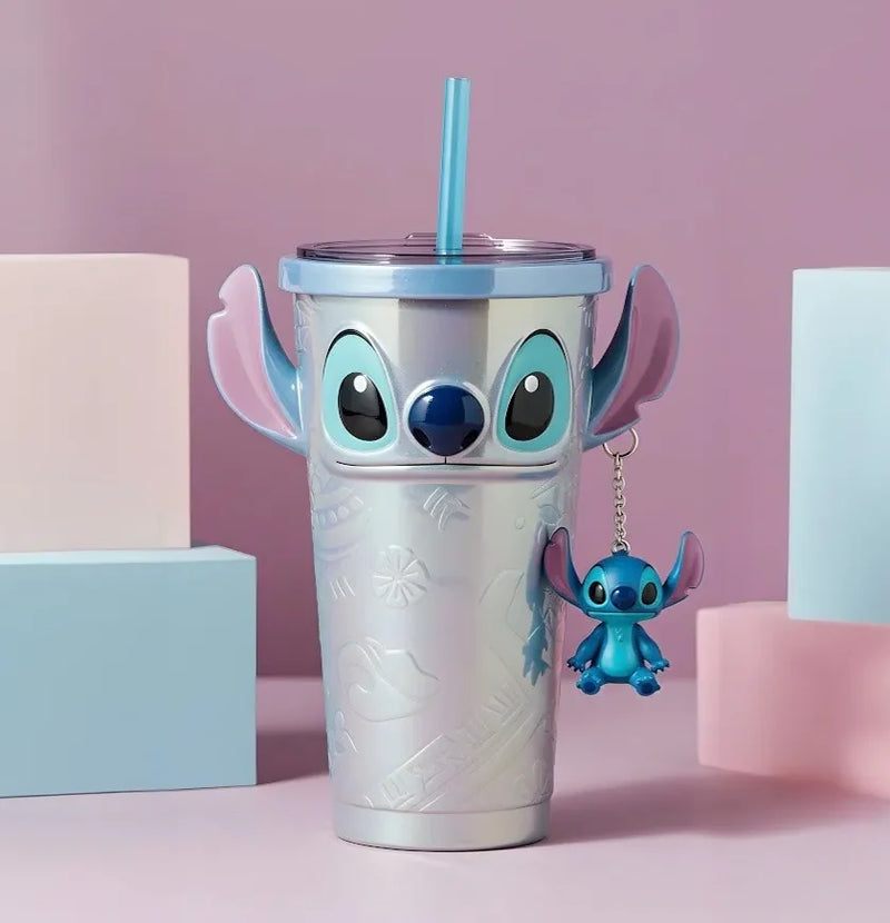 OFERTA RELÂMPAGO: Copo Térmico Stitch Holográfico – 1L