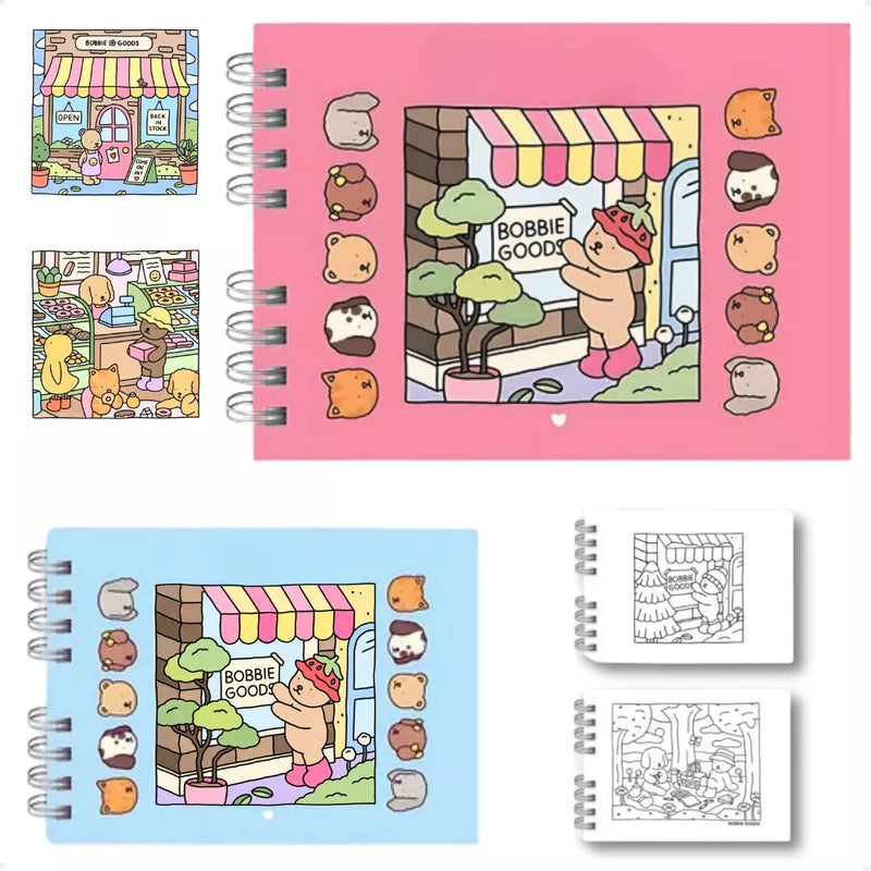 Kit Livro Bobbie Goods Capa Dura + 80 Canetas Touch