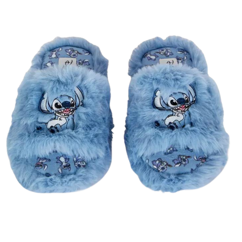 Pantufas Peludas Stitch – Conforto e Diversão